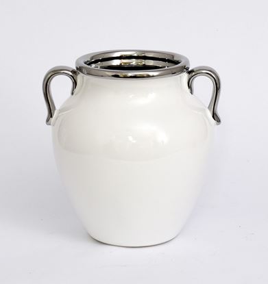 Obrazek 38147 WAZON 444-412 AMFORA DUŻY BIAŁY