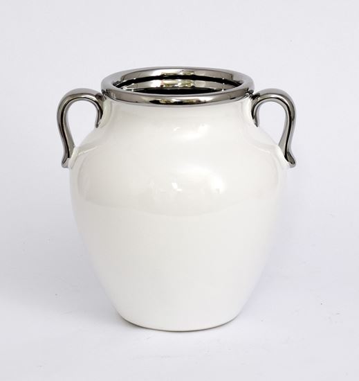 Obrazek 38147 WAZON 444-412 AMFORA DUŻY BIAŁY