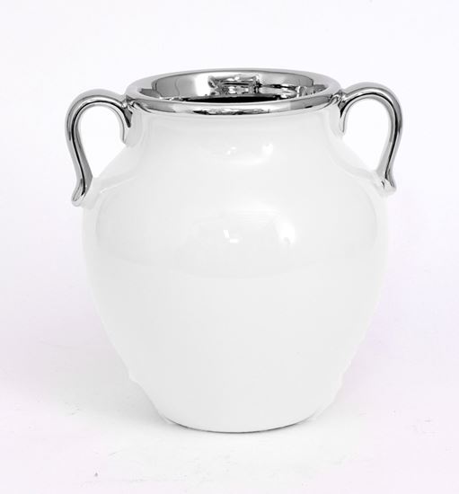 Obrazek 38150 WAZON 444-415 AMFORA BIAŁY ŚREDNI