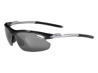 Obrazek TIFOSI TYRANT matte black (Smoke, AC Red, Clear)