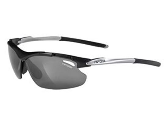 Obrazek TIFOSI TYRANT matte black (Smoke, AC Red, Clear)